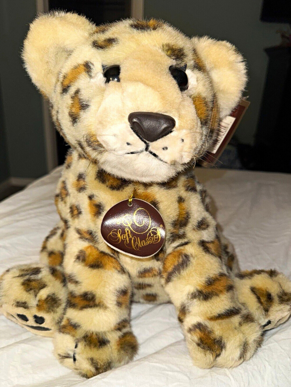 Dakin Playthings Soft Classics Cub Club Leopard Cub Plush Stuffed Animal 1986